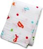 Lulujo Swaddle 120x120 cm Alphabet Soup print
