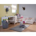 Childhome Vilten Speelgoedzak Grijs - Turquoise