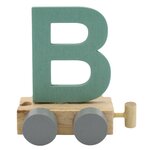 Houten Treinletter B Groen 
