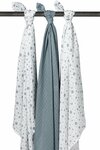 Meyco Swaddle Hydrofiel 3 pack Dots Jade