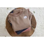 Feetje Wafel Pyjama Brown