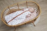 Meyco baby Slaapzak zomer Block Stripe Camel 70cm