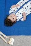 Meyco baby Slaapzak zomer Dots Bright Blue 70cm