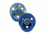 BIBS Fopspeen Colour latex 2 pack - Ocean Tie Dye/Cormflower