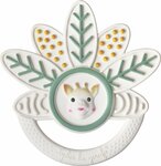 Sophie de Giraf 5-Senses bijtring blad in witte geschenkdoos