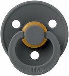 BIBS Fopspeen Symmetrisch Colour latex 2 pack - Sand/Iron mt2