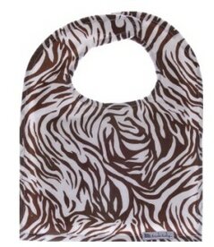 Bazzle Baby Big Bib Slab Choco Zebra 2 stuks