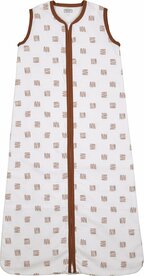 Meyco baby Slaapzak zomer Block Stripe Camel 70cm