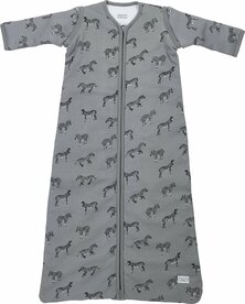 Meyco baby Slaapzak winter Zebra Animal Grijs