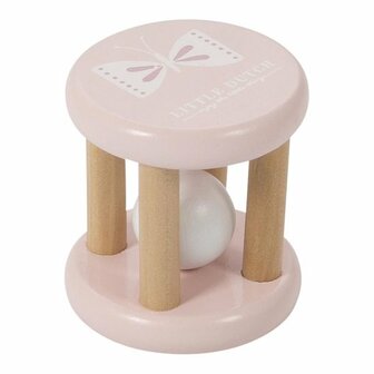 Little Dutch Houten Rammelaar Adventure Pink