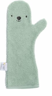 Baby Shower Glove Green Polar Bear