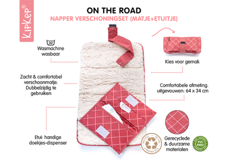 KipKep Napper Combi Verschonings-set Dusty Clay