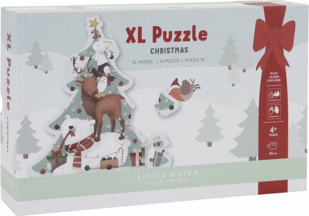 Little Dutch Kerst Puzzel XL FSC