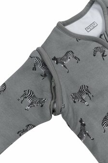 Meyco baby Slaapzak winter Zebra Animal Grijs