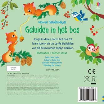 Usborne Geluidsboekjes: Geluiden in het bos