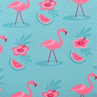 Bibetta Slab Flamingo Helder Blauw