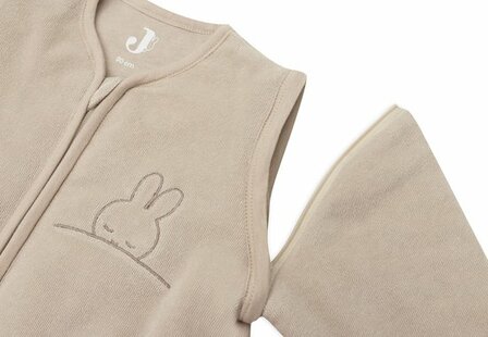 Jollein baby Slaapzak met afritsbare mouw Sleepy Miffy Terry Nougat