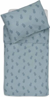 Jollein Dekbedovertrek Baby Miffy Sea Green