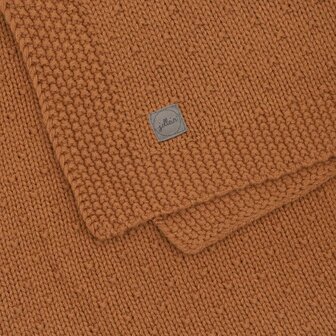 Jollein ledikantdeken Bliss Knit Caramel 100 x 150 