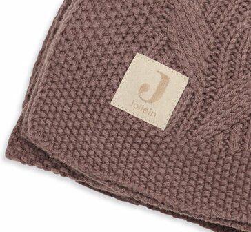 Jollein ledikantdeken Spring Knit Chestnut 100 x 150 