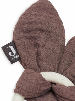 Jollein Siliconen Bijtring Bunny Ears Chestnut