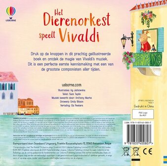 Usborne Geluidsboekjes: Het Dierenorkest speelt Vivaldi