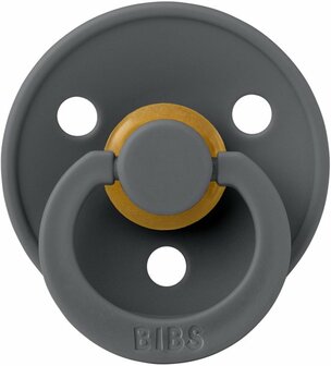 BIBS Fopspeen Symmetrisch Colour latex 2 pack - Sand/Iron mt2