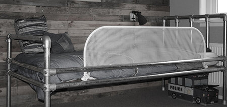 Kees Uitvalbeschermer wit 150cm.