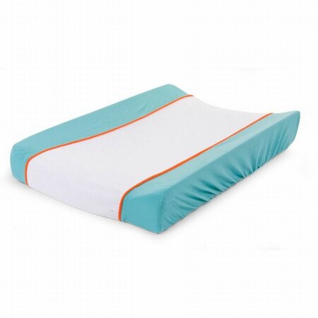 Childhome Aankleedkussenhoes Jersey + Terry Pool Blue