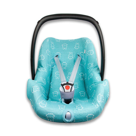 Nijntje Autostoelhoes groep 0+ Smile Interlock Light Ocean
