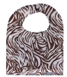 Bazzle Baby Big Bib Slab Choco Zebra 2 stuks