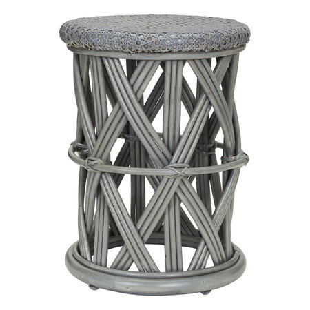 Kidsdepot CLU-CLU Krukje rotan webbing grey