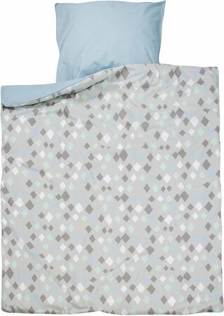 Dekbedovertrek KidsDepot Wieber Blauw eenpersoons