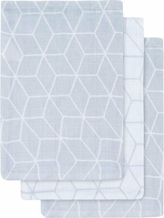 Jollein Washandjes Hydrofiel Graphic Grey