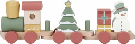 Little Dutch Kerst Blokkentrein FSC