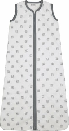 Meyco baby Slaapzak zomer Block Stripe Grijs 70cm