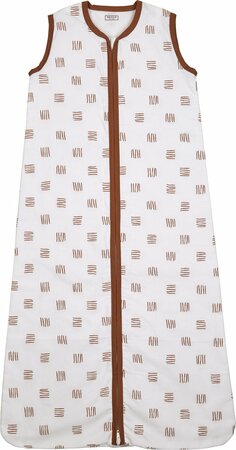 Meyco baby Slaapzak zomer Block Stripe Camel 70cm