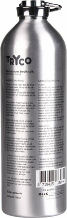 Aluminium Kruik met koperen sluiting