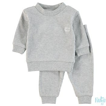 Feetje Wafel Pyjama Grey Melange