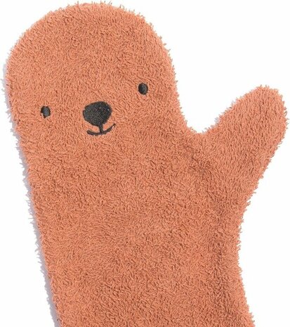 Baby Shower Glove Brown Bear