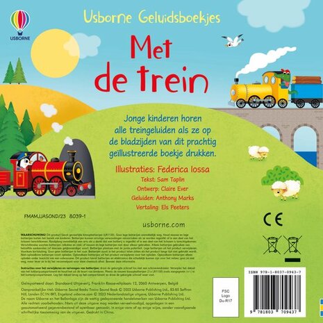 Usborne Geluidsboekjes: Met de trein