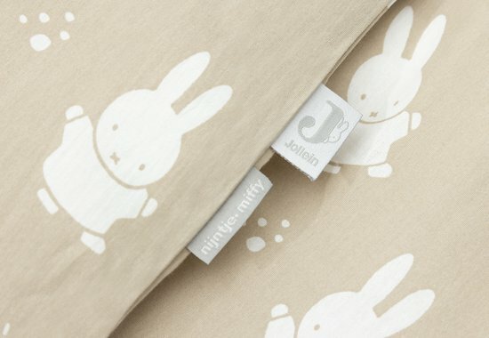 Jollein Dekbedovertrek Baby Miffy & Snuffy Olive Green