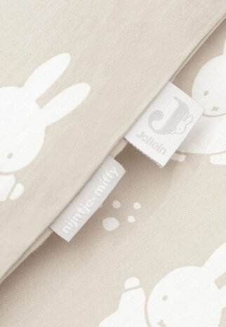 Jollein Dekbedovertrek Baby Miffy & Snuffy Nougat