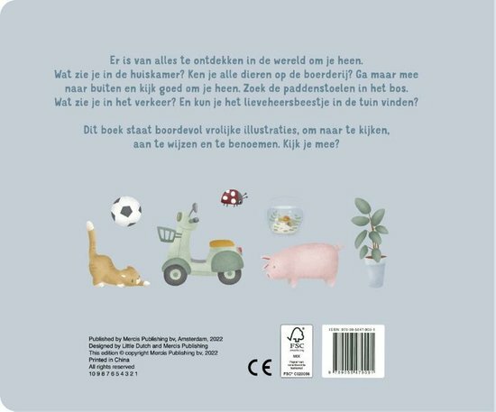 Little Dutch Kartonboek Mijn Kijkboek - De wereld om je heen