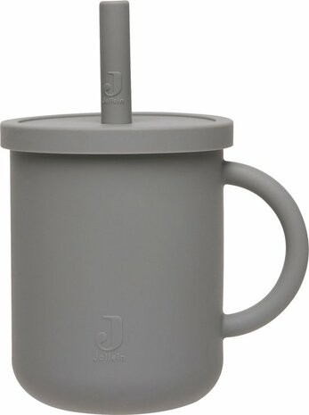 Jollein Drinkbeker Siliconen Storm Grey