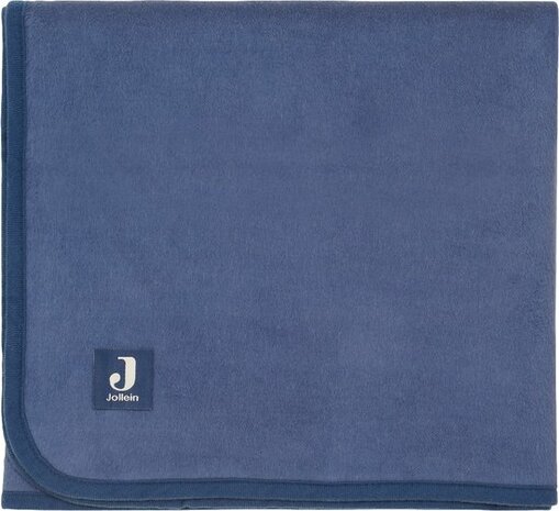 Jollein Wiegdeken Katoen 75 x 100 Jeans Blue