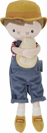 Little Dutch Knuffel Pop Boer Jim met kaas 35cm