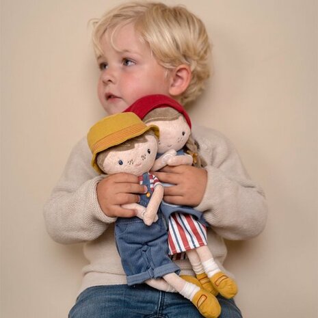 Little Dutch Knuffel Pop Boer Jim met kaas 35cm