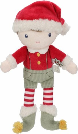 Little Dutch Cadeau-set met Kerstboek en Kerst Jim 18 cm