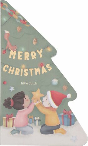 Little Dutch Cadeau-set met Kerstboek en Kerst Jim 18 cm